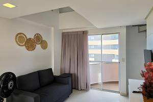 Χώρος καθιστικού στο Apê Duplex arretado na beira-mar de Pajuçara