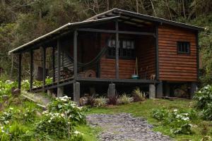 El edificio en el que está el chalet de montaña