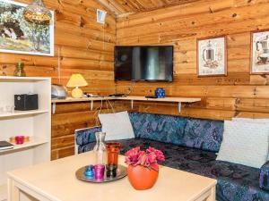 Η κουζίνα ή μικρή κουζίνα στο 4 person holiday home in Skjern-By Traum