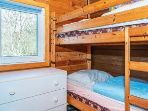 Ένα ή περισσότερα κρεβάτια σε δωμάτιο στο 4 person holiday home in Skjern-By Traum
