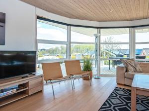 Χώρος καθιστικού στο Luxury Retreat in Hejlsminde - By Traum