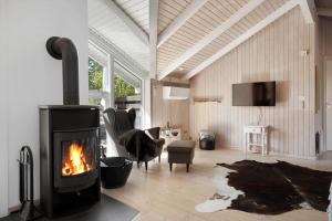 TV a/nebo společenská místnost v ubytování TV1668-Albaek-Lyngstien-10