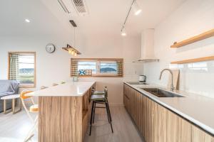 Dapur atau dapur kecil di Jeju March Pension