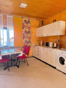 Η κουζίνα ή μικρή κουζίνα στο Eco House Chynar