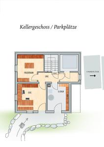 Půdorys ubytování Ferienhaus Oberboden