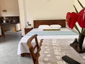 Ένα ή περισσότερα κρεβάτια σε δωμάτιο στο Daya Villa Ahangama