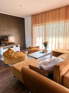 Un lugar para sentarse en Pajulille Holiday Home Pärnu