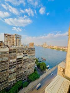 a view of a river from a building at Cairo Skyline Luxury in Cairo