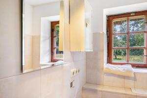 Koupelna v ubytování Charmante Wohnung Im Natur-Wald