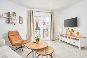 Μια τηλεόραση ή/και κέντρο ψυχαγωγίας στο Apartamento Suzanne