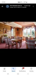 a picture of a dining room with tables and chairs at The Tennants Arms Kilnsey in Kilnsey