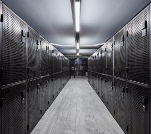 a row of lockers in a large room at Delamar 4*Sup-Adults only (18+) in Lloret de Mar