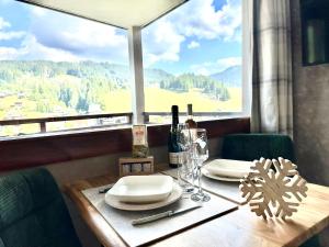 Nespecifikovaný výhled na hory nebo výhled na hory při pohledu z apartmánu