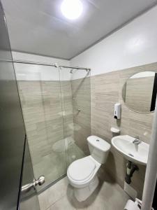 Koupelna v ubytování GM Suites