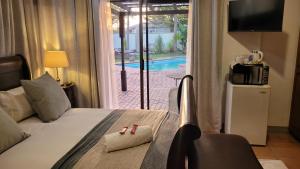 Postel nebo postele na pokoji v ubytování The Hops Inn + 100 fotografií