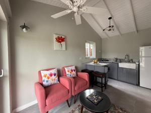 Kuchyň nebo kuchyňský kout v ubytování Mountain View Apartments