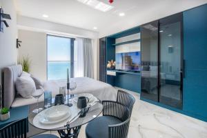 Χώρος καθιστικού στο Marriot Privilage