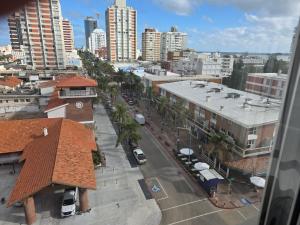 a view of a city with buildings and a street at Punta del Este Santos Dumont apto 612 Centrico y a un paso de la playa in Punta del Este