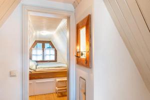 Postel nebo postele na pokoji v ubytování Haus Im Grünen
