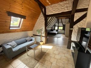 Posezení v ubytování Hirschhaus