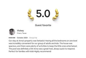 a screenshot of a page of a website with a gold chain at Luxe Oasis! Pool, Mini-Golf, Games, Pets OK! in Mesa