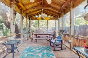 En terrasse eller udendørsområde på Soulshine