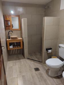 Bilik mandi di Complejo Los Horneros