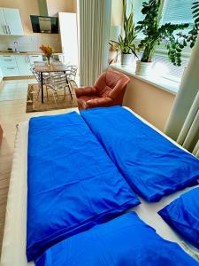 Ένα ή περισσότερα κρεβάτια σε δωμάτιο στο Princess main square apartment