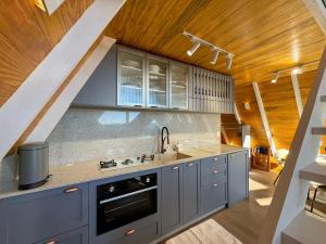 Η κουζίνα ή μικρή κουζίνα στο Alto de Urubici