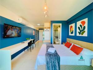 TV a/nebo společenská místnost v ubytování Fortaleza Sul Style by Holiday Stays