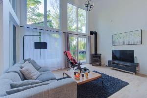 Posezení v ubytování Chalet Equinoxe