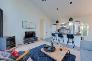 Kuchyň nebo kuchyňský kout v ubytování Chalet Equinoxe