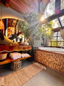 Μπαλκόνι ή βεράντα στο Santuá - Cabana Montês