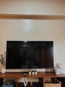 MandurriaoにあるA Dreamy Elegant Studioの大画面薄型テレビ(壁掛け)