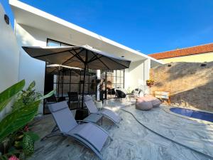 Αίθριο ή υπαίθριος χώρος στο Tres Villas Kuta