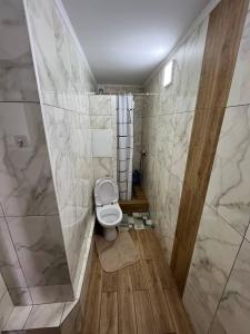 Koupelna v ubytování Студия лофт