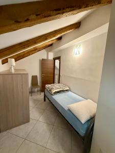 a bedroom with a bed in a room at Villa Monti in Courmayeur