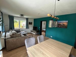 TV a/nebo společenská místnost v ubytování FeWo zum Büttelfels