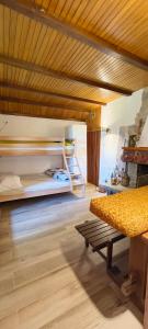 Katil atau katil-katil dalam bilik di Casa nei boschi della Val Bormida