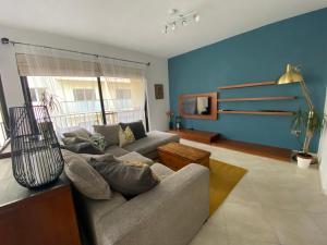 Χώρος καθιστικού στο Elegant Sea View 3 bed 2 bath apartment in Sliema with parking