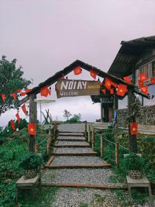 Κήπος έξω από το Nơi Ấy Homestay