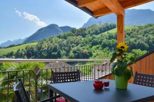 Ein Balkon oder eine Terrasse in der Unterkunft Ferienwohnungen St. Michael