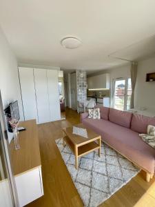 Dapur atau dapur kecil di Apartment LEON