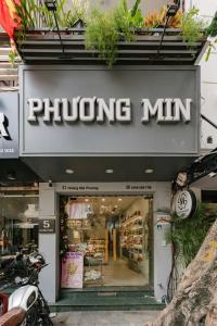 a store front of a phong min shop at HoanKiemlake-Oldquarter-Elevator in Hanoi