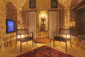 Χώρος καθιστικού στο Mezova Otel