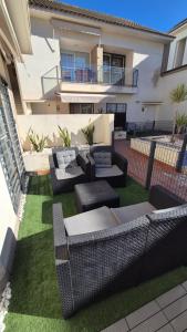 Χώρος καθιστικού στο Apartamento Colegueo