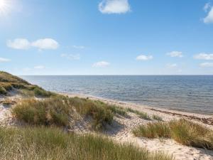 une plage de sable avec l'océan en arrière-plan dans l'établissement Holiday Home Anarosa - 200m from the sea by Interhome, à Vester Sømarken