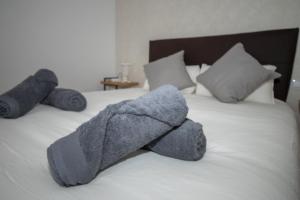 Ένα ή περισσότερα κρεβάτια σε δωμάτιο στο Villa Limonero