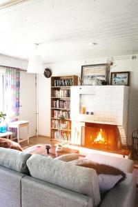 Χώρος καθιστικού στο Arctic Secret Home