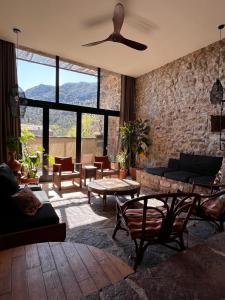 Posezení v ubytování LA GRANGE - Maison de vacances - Entre lac et montagne